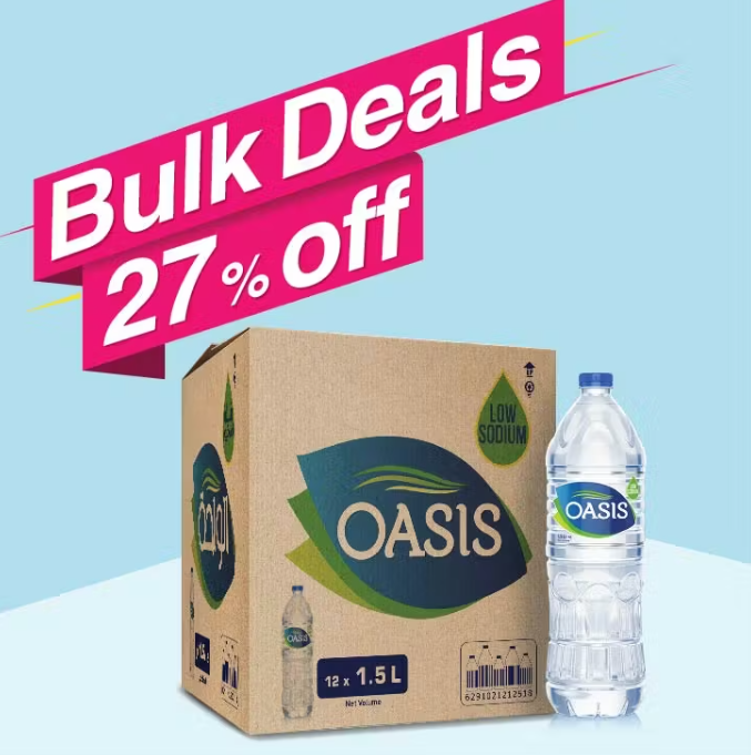 Oasis 1.5L x 12 (Bundle of 4)